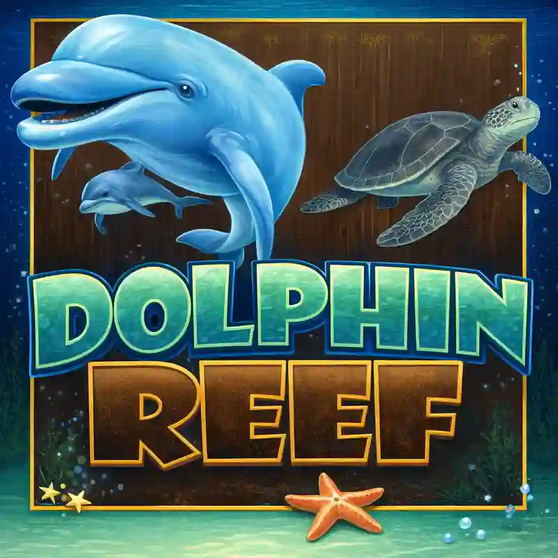 Dolphin Reef Slot Game Banner Score Bet