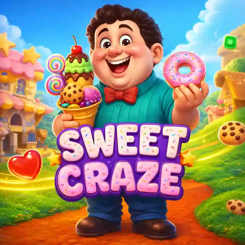Sweet Craze Casino Game Banner Score Bet